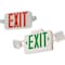 Lithonia Lighting Lithonia Lighting LED Exit Sign Combo Unit W/ Remote Capacity & Square Lamp Heads, White ECRG-HO-SQ-M6 - alternate 1